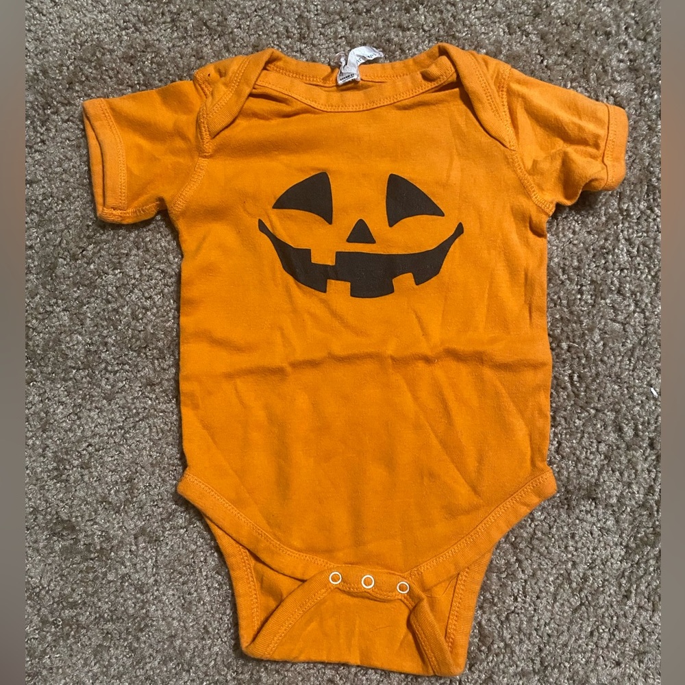 Halloween Pumpkin onesie
